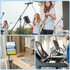 Mic Music Stand Tablet Phone Holder Aluminum Mountfor 4.7-13.5" Ipad Pro Air Iphone Surface