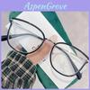 Geometric Female Flat Glasses With Blue Light Filter And Pc Material For Daily Wear