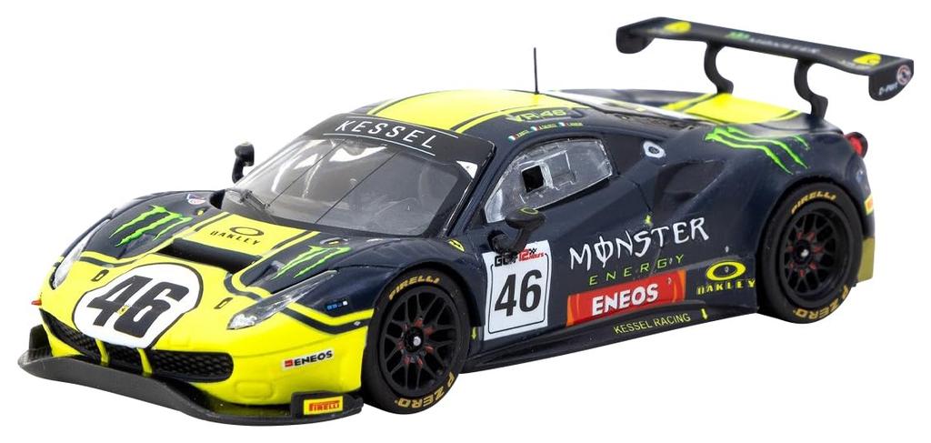 TARMACWORKS Ferrari 488 GT3 Gulf 12 Hours 2019 Marini Finished Product 1/64 V. Rossi/A. Salucci/L. T64-072-19GUF46