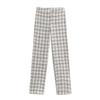 Autumn High Street Style Plaid Vest & High Waist Pants Set
