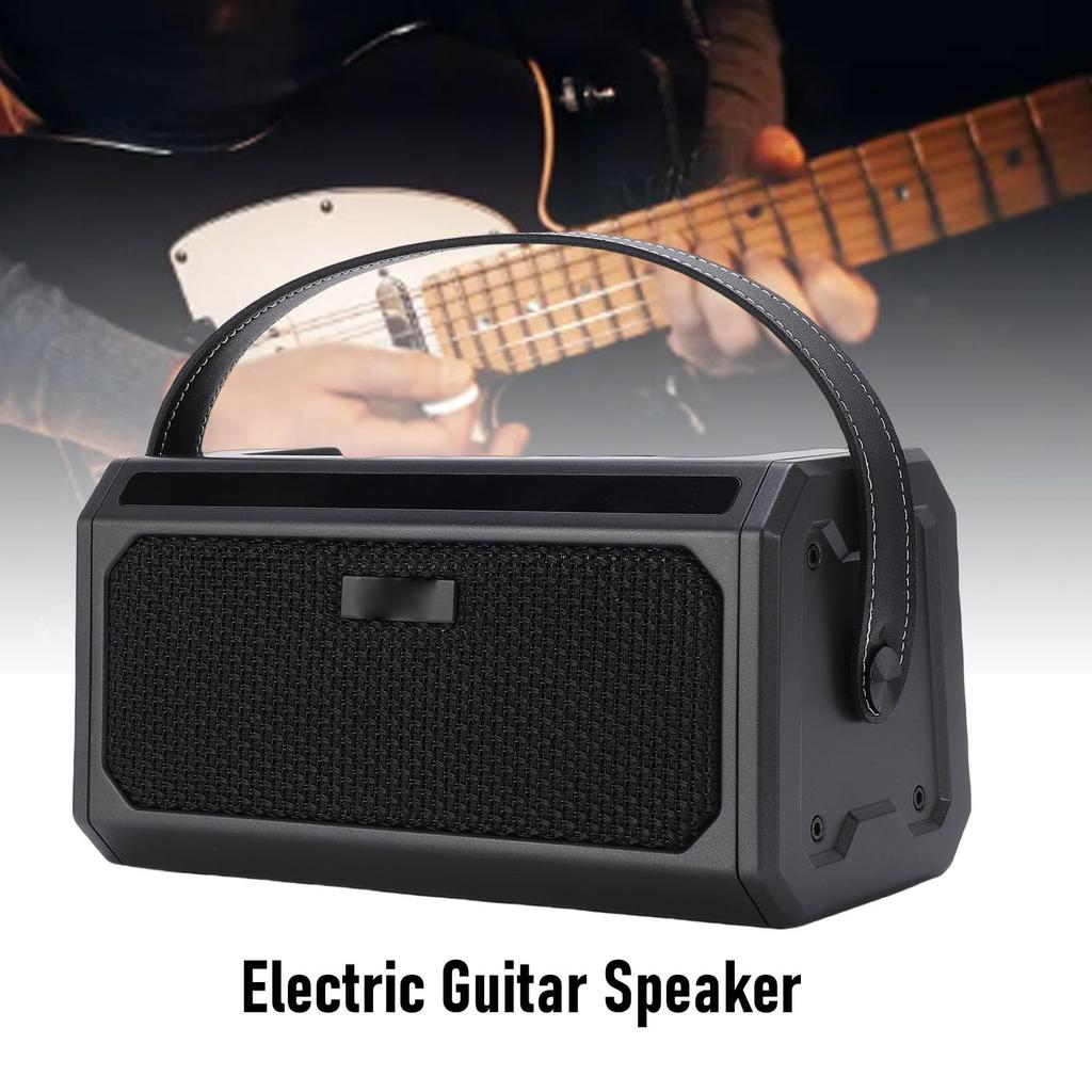 Luocute 10W Portable Electric Guitar Amplifier with Full Analog 2 Tone Bluetooth Rechargeable with Home Headphone Jack and AUX Input High-Clarity