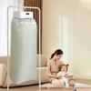 Foldable air dryer household small baby clothes dryer dormitory travel portable clothes dryer EU plug