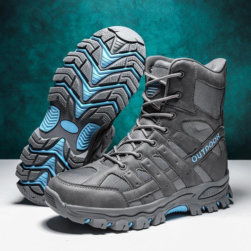 Autumn and winter new combat men's boots wild desert boots land boots training shoes tactical boots outdoor hiking shoes