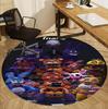 Five Nights at Freddy's Pattern Round Rug, Indoor/Outdoor Mat, for Picnic, Gameroom, Bedroom, Office, Living Room, Home Decor Carpet, Birthday Gift