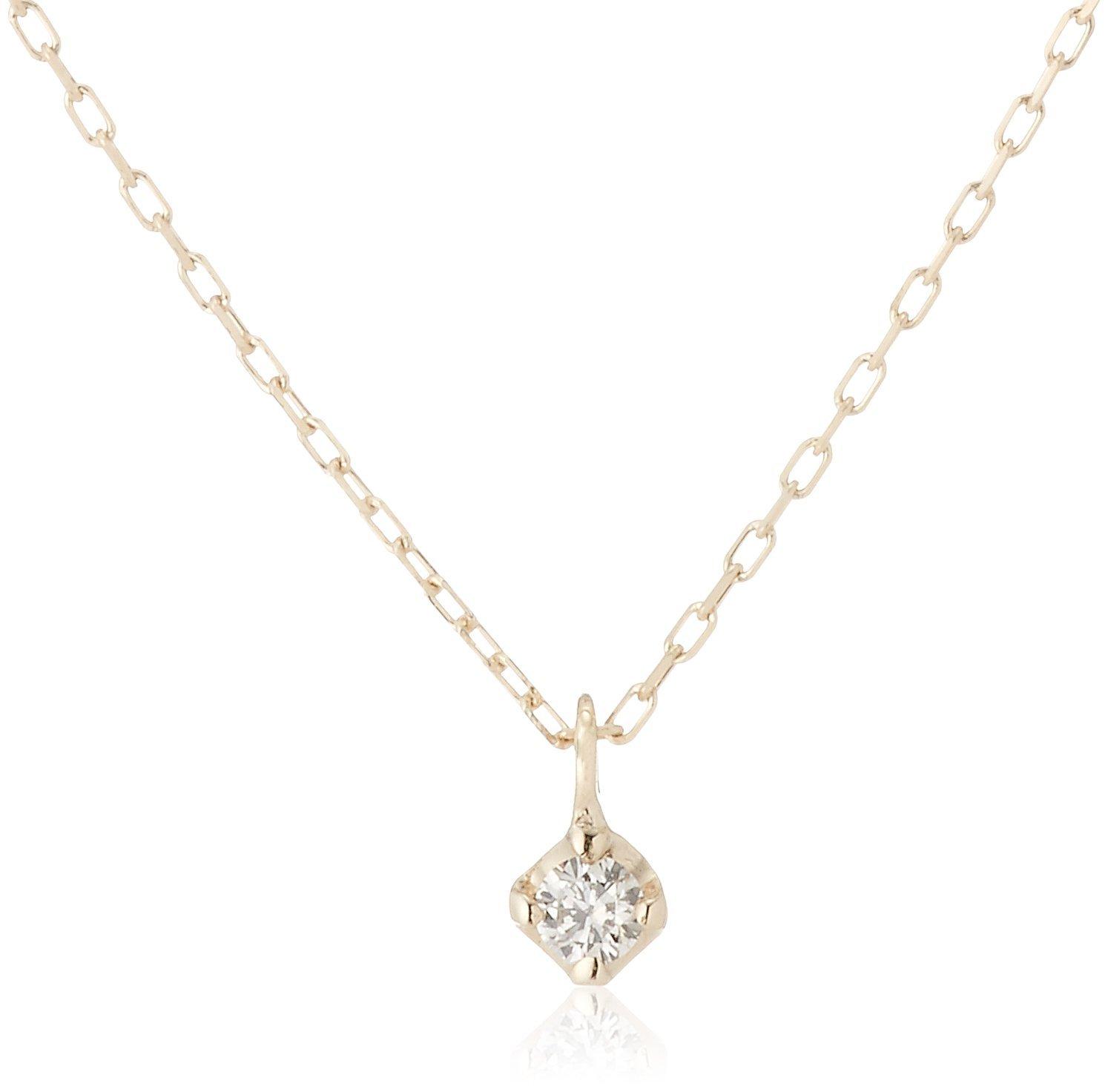 

BLOOM [Official] Women s Necklace, 10K Yellow Gold with Diamond (0.03ct), 0442-8462-0011-0000