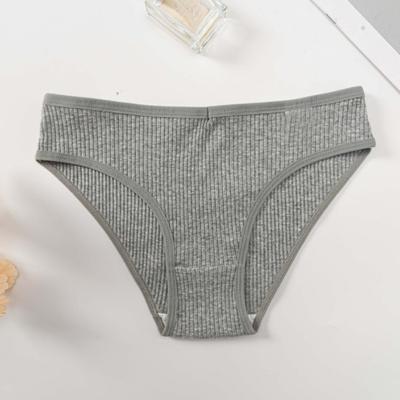 Damen-Unterhose, mittlere Taille, hochelastisch, einfarbig, weich, atmungsaktiv, antiseptisch, feuchtigkeitsableitend, Damenhöschen