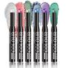 Smoky Dark Blue Eyeshadow Pencil Stick Waterproof Pearlescent 24 Colors Metallic Glitter Eye Shadow Highlighter Pen Makeup Tool