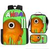 Traditional Creative Cool Total Drama 3D Pattern Pupil Schoolbags For All Oxford Water-resistant Laptop Versatile Journey Rucksacks