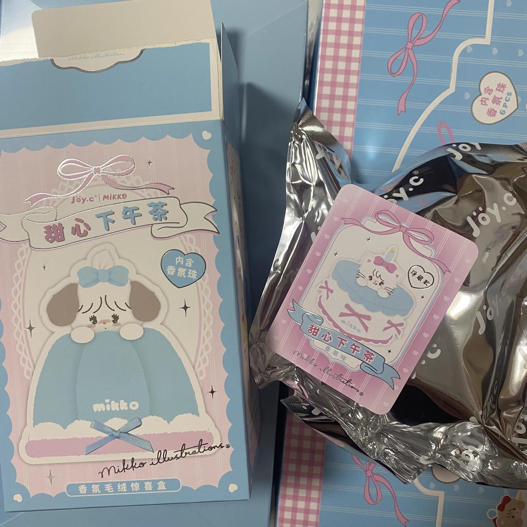 New Genuine Mikko Sweetheart Afternoon Tea Series Plush Blind Box Backpack Decoration Cute Dessert Toy Birthday Gift Trendy Doll Cuddly Stuffed Fluffy