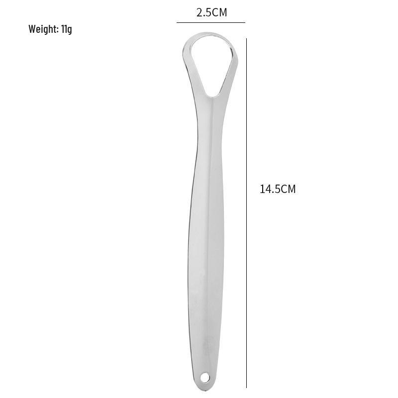 

Stainless Steel Tongue Scraper and Cleaner - Oral Hygiene Tool