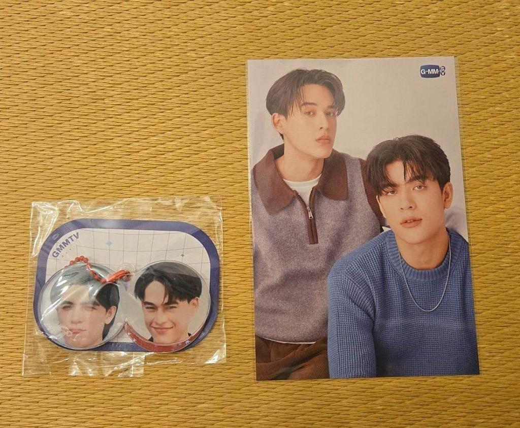 [USED] JossGawin Postcard GMMTV Gasha Keychain