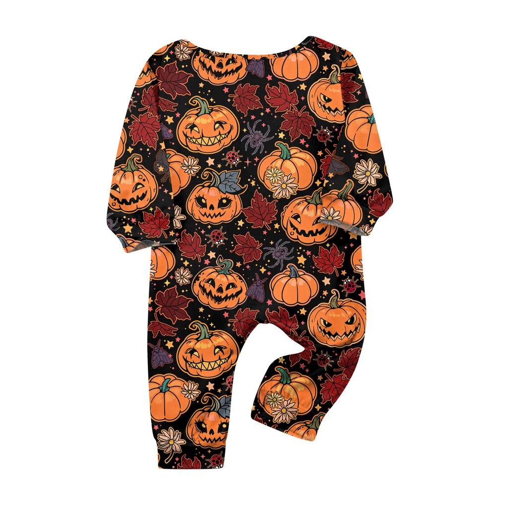Family Matching Print Sets Pajamas Loungewear Outfits Family Matching Long Sleeve Tops+Pants Set