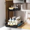 Pull Out Cabinet Organizer 2-Tier Under Sink Organizers And Storage Large Capacity Kitchen Baskets Home Organization For Laundry
