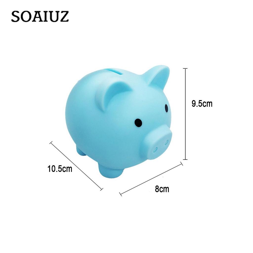 Ramidos Cute Pig Bank Plastic Pig Money Bank Multiple Color For Boys Girls Kids Adults