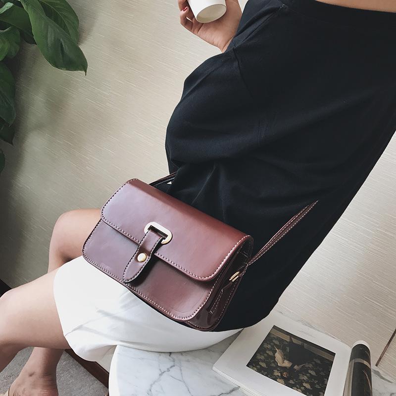 SCIONE Fashion Small Square Bag Wild Small Bag Simple Female Bag Retro Shoulder Bag Messenger Bag