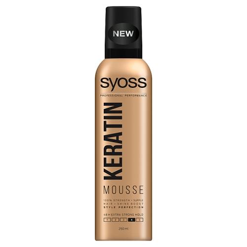 Mousse capillaire Keratin-Boost Extra Fort de Syoss – 250ml