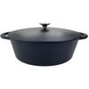 Cocotte - - 336408 - Cast Iron - Oval 33 Cm - Matte Black
