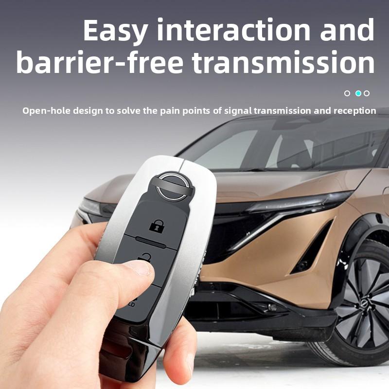 Zinc Alloy Key Prtoect Case Holder Cover for Nissan X-trail T33 Kicks Qashqai J12 Juke Teana Altima Ariya 2023 2024 Remote