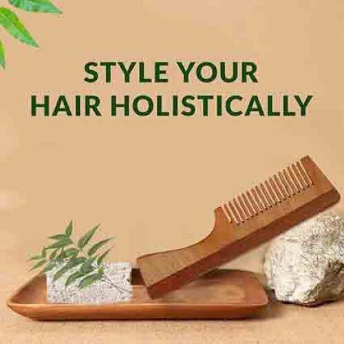 RSINC Handle Neem Wood Comb Handmade | Reduce Hairfall and Dandruff | For Unisex B0D1C4XBX8