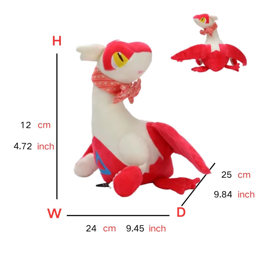 Pokemon Plush Toy Mega Charizard X Y Rayquaza Latias Latios Lapras Alolan Vulpix Ninetales Dragonair Garchomp Anime Plush Doll