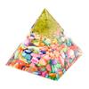 Orgonite Crystal Orgone Pyramid Tree of Life Energy Tower Nature Reiki Healing Chakra Crushed Stone Object 6cm X 6cm (17)