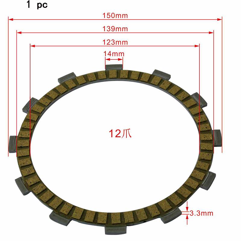 For Kawasaki Ninja 1000 ZX1000 H2R ZX10002B H2SX ZX 1000 2018- 9Pc Motorcycle Friction Clutch Disc Plates