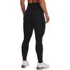 Under Armour Ua Speed Pocket Logo Print High Waist Slim Fit Nine-Point Sports Trousers Women bottoms Black 1373698-001
