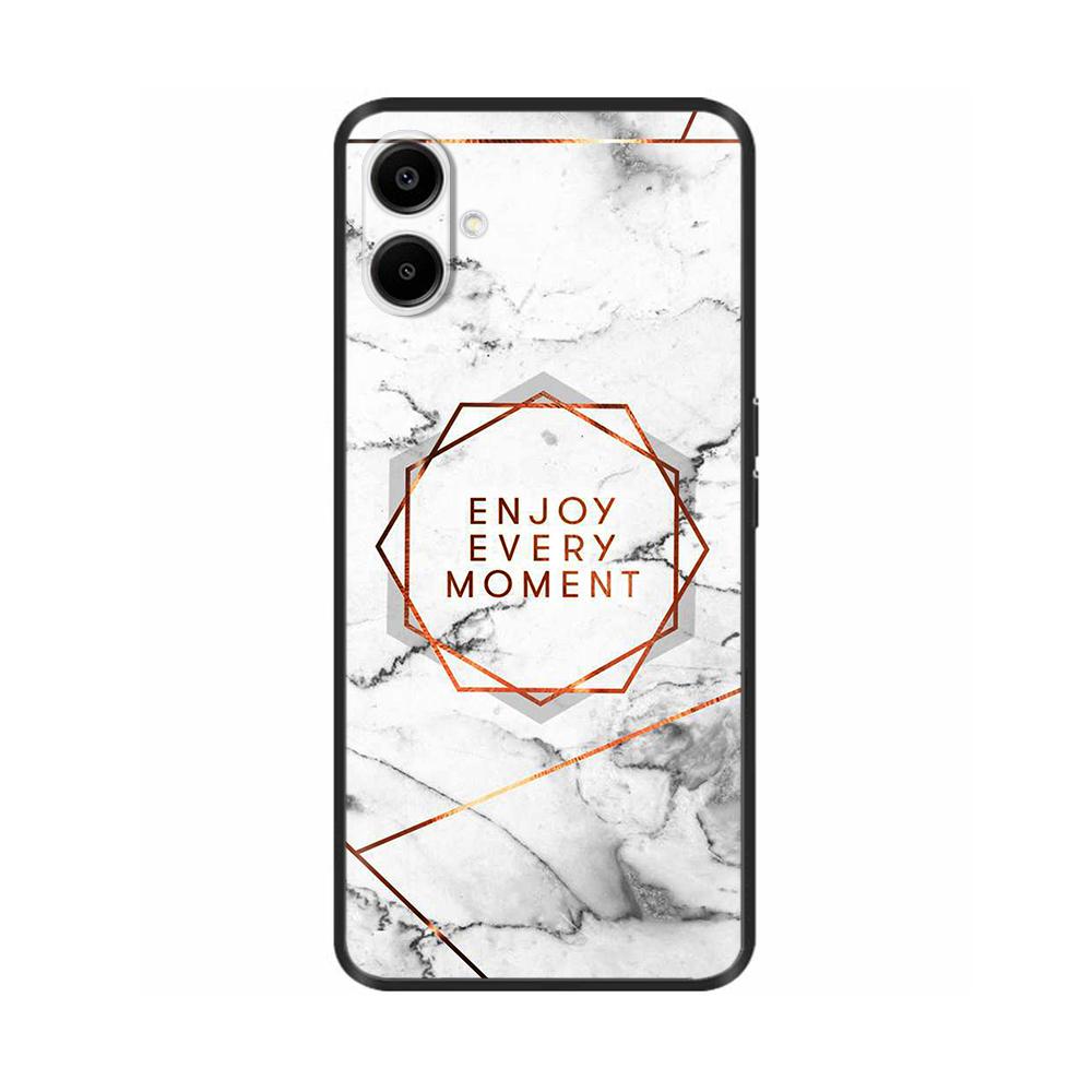 For Samsung Galaxy A06 Back Cover Soft Black Print Silicone Bumper Phone Case for Samsung Galaxy A06 A05 A04 Cases Fundas Coque