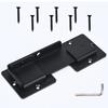 4 Position Adjustable Barn Door Latches Cut Carbon Steel Anti Corrosion Coating For Extreme Weather