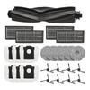 8PC Side Brushes 6 Mop Cloths For Roborock P10 Pro - Complete Robot Vacuum Replacement Parts Kit With HEPA Filter & Dust Bags