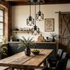 Vintage Sarkıt Lamba Demir Çerçeve Tavan Aydınlatması Boya Restoran Çay Evi Avize İç Mekan Ferforje Modern Sarkıt Işıklar