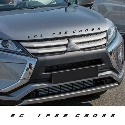 Car For MIT+SUBISHI ECL+IPSE CROSS Front Hood Cover 3D Metal Auto Emblem Stickers Decals Racing Decoration Styling Accessory