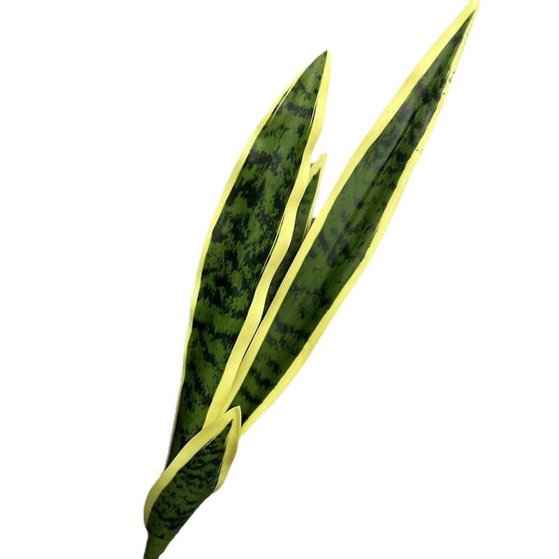 Artificial Snake Plant Agave Bonsai for Indoor & Outdoor Decor - Green Single Stem in Pot for Home or Office