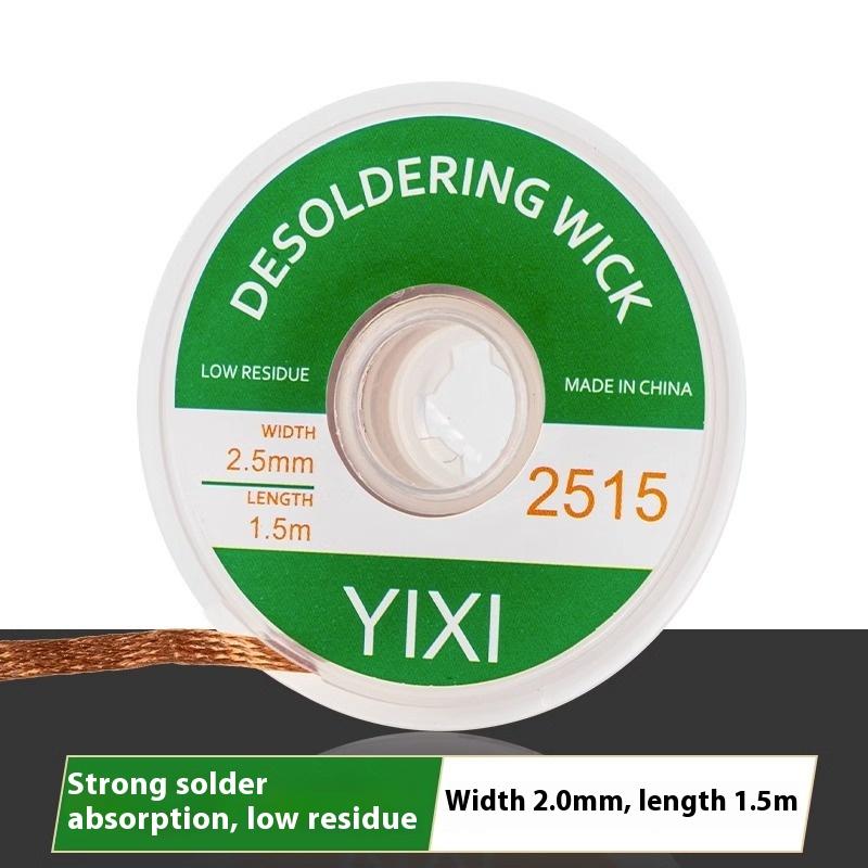 1Pcs Soldering Wick Tin Lead Cord Flux 1-4Mm 1.5/3Meter Desoldering Mesh Braid Tape Copper Welding Point Solder Remover Wire