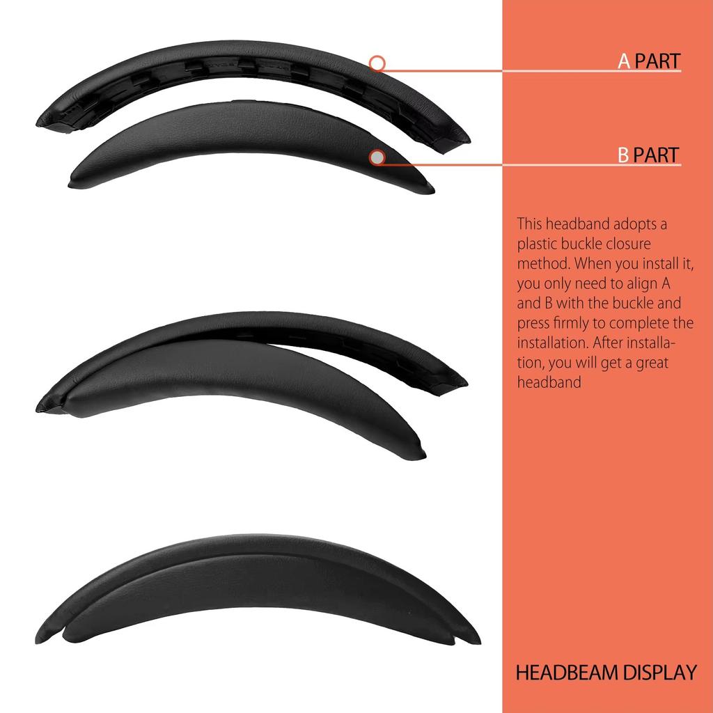 Replacement Headband for Bose QC45 QC35 QC35II QC35 II Headphones Headbeam New Design crossbeam pad Cushion