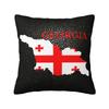 Custom Georgia Country Flag Map Pillow Home Decorative Nordic Georgian Proud Patriotic Outdoor Cushions Square Pillowcase