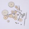 Teddy Bear DIY Rotatable Rivet Joint Kit - Wooden & Acrylic Materials