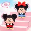 TOP TOY Disney Mickey Minnie Series Plush Charm Gacha Gacha Blind Box Figure Plastic Model Premium Toy Mickey Minnie Character Birthday Present Item &