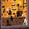 Halloween Static Cling Window Stickers PVC Removable Holiday Party Decorations for Living Room Bedroom Walls Glass Doors