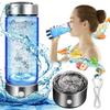 Portable Hydrogen Water Cup USB Rechargeable Electrolytic Generator with Borosilicate Glass for Home Travel Gym