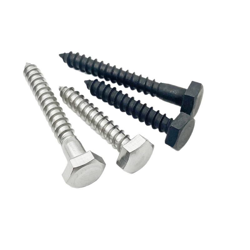 304 Stainless Steel Black Hex Head Self-Tapping Wood Screw