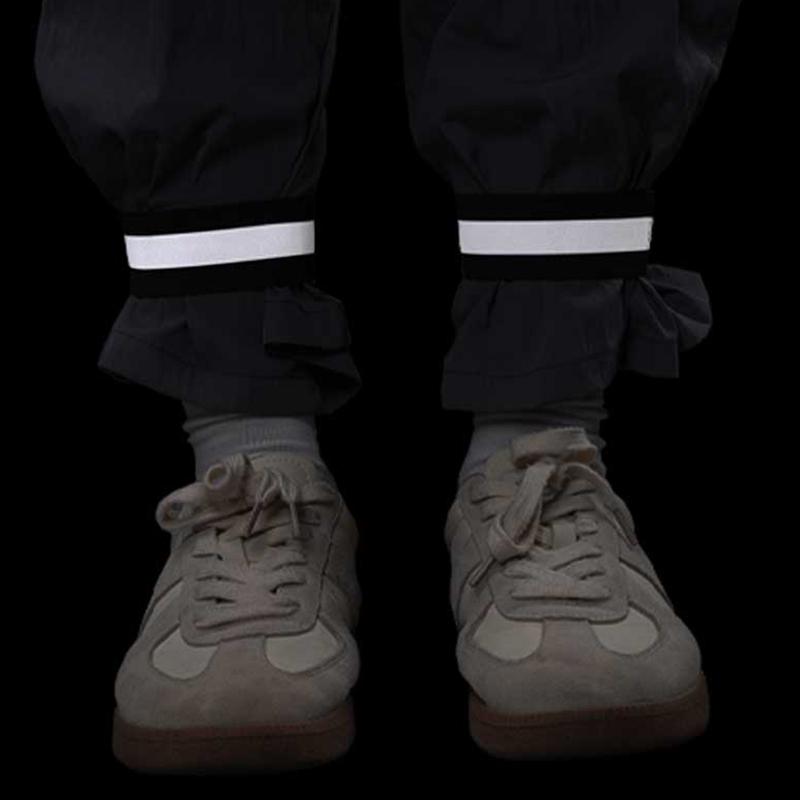 Anti-Roll Pants Band High Visibility Arms Band Cycling Trouser Strap Safety Cycling Trousers Strap for Outdoor Sports Jogging