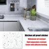 40cm Marble Pattern Kitchen Wall Stickers Self-Adhesive Oil-Proof Stain-Resistant Livingroom Resistant Home Decorative Wallpaper