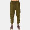 Y-3 FW22 Solid Color Drawstring Cargo Pants Men Pants Green HT4476