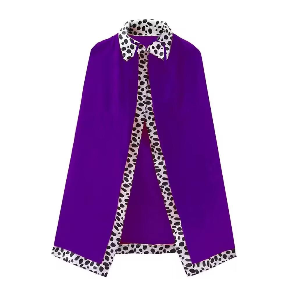 Halloween King Cloak: Kids & Adults Masquerade Costume Shawl