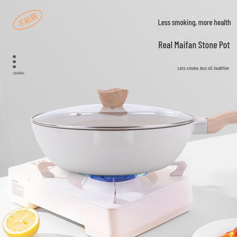 Antihaftbeschichtete Universal-Gasbratpfanne - Europäischer Stil, einfaches Haushaltsdesign