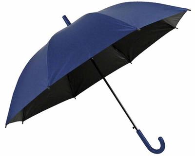 Standard-Regenschirm für Sonne und Regen Sprung UV-Schutz Spezielle Innenbeleuchtung und Wärme Dicke Mittelstange Fiberglas Solides Dunkelblau Kinder, 55cm, Regenschirm,