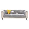 Soild Color Slipcover Corner Sofas Towel Thicken Plush Stripe Couch Cover Living Room Dustproof Pad Winter Warm Sofa Cushion