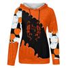 Women's Casual Fashion 2022 Halloween Print Long Sleeve Pullover Hooded Top