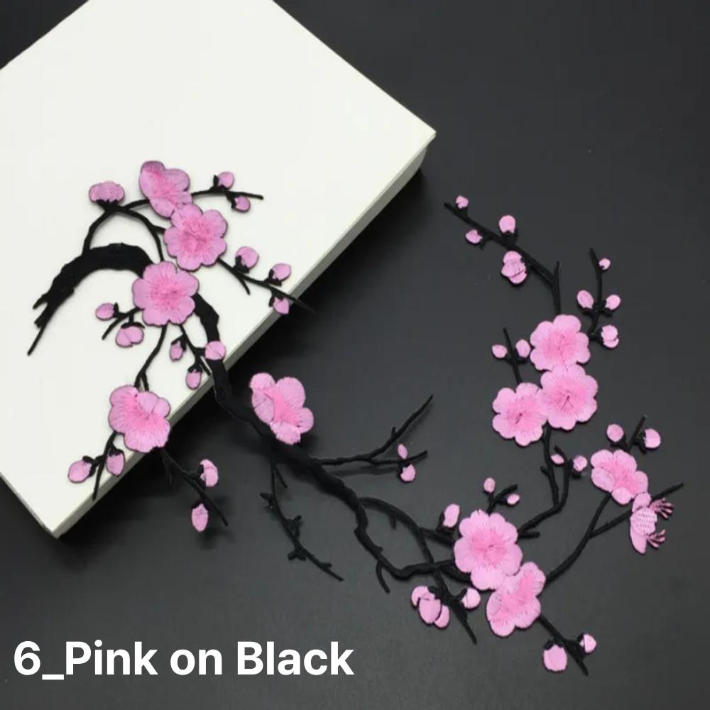 Výšivka/Znak s korejskou sérií Velká švestka